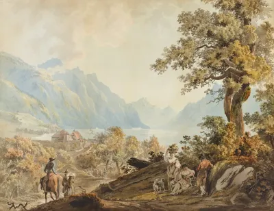 Scene Champetre Pres De Clarens