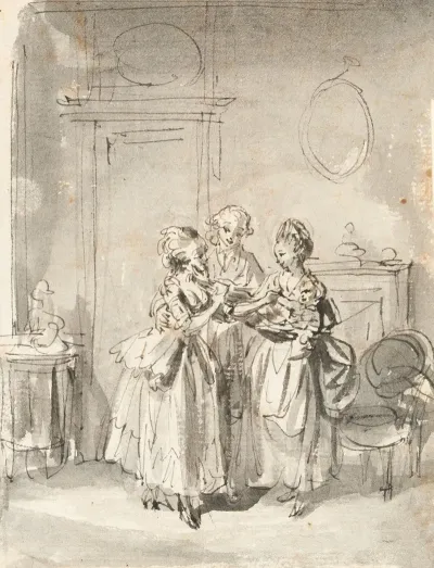 Scene Dans Un Boudoir