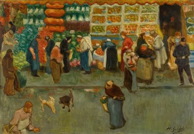 Scene De Marche A Paris