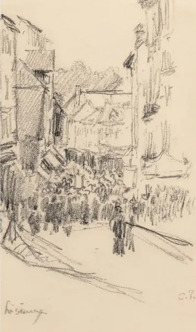 Scene De Rue Lisieux