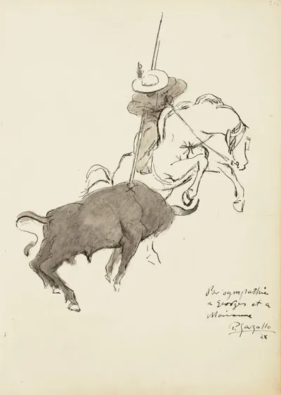 Scene De Tauromachie
