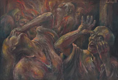 Scene From Concentration Camp