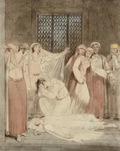 Scene From Henry Gally Knights Phrosyne A Grecian Tale