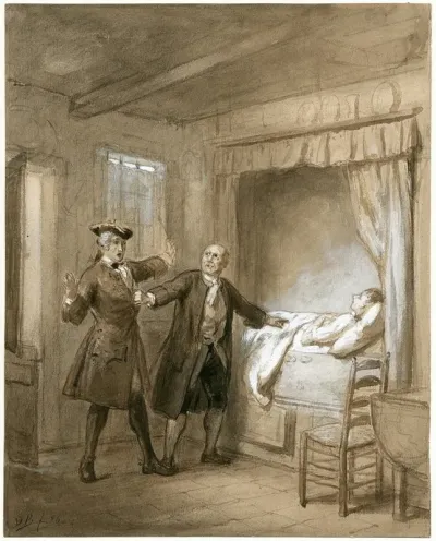 Scene From Jacob Van Lenneps Ferdinand Huyck