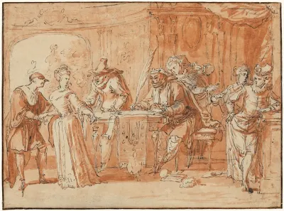 Scene From The Italian Comedy