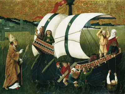 Scene From The Legend Of A Bishop Saint
