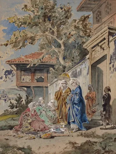 Scene From The Life Of Turkish Women