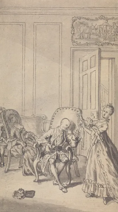 Scene From The Play The Careless Husband
