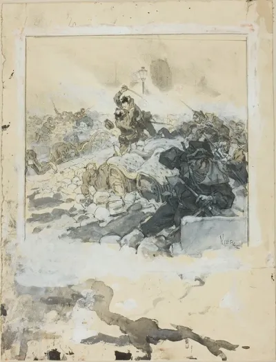 Scene From The Suppression Of The Paris Commune In May 1871