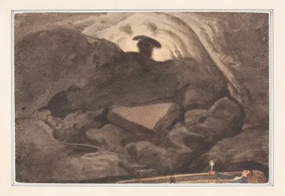 Scene In A Cave