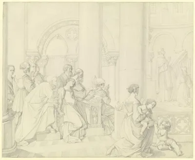 Scene In The Cathedral