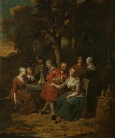 Scene In The Garden