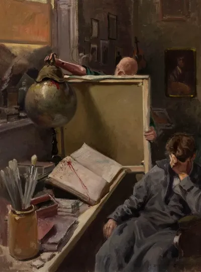 Scene In The Painters Studio