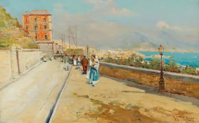 Scene Near Naples Ii