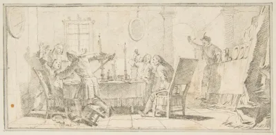 Scene Of A Murder In An Interior