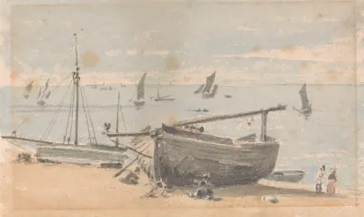 Scene On Brighton Beach