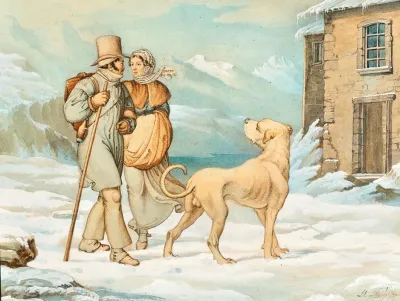 Scene On St Bernhard