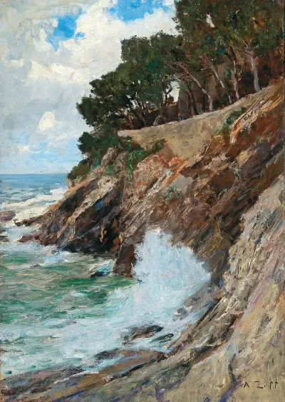 Scene On The Nervi Coast
