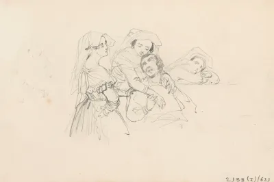 Scene With A Man And Three Women