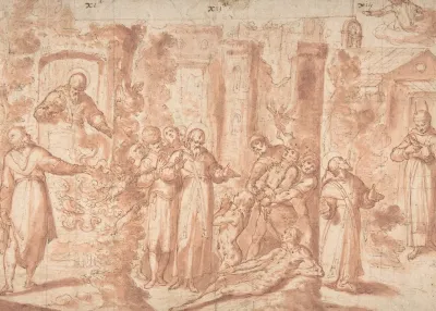 Scenes From The Life Of Saint Anthony Abbot