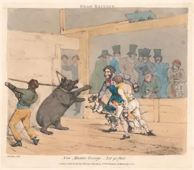 Scenes In The Life Of Master George Bear Baiting