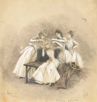 Scenes Of Sarah Bernhardts Life 1