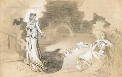 Scenes Of Sarah Bernhardts Life 4