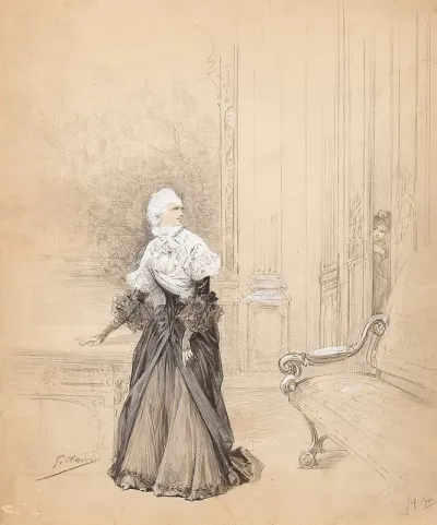 Scenes Of Sarah Bernhardts Life 5