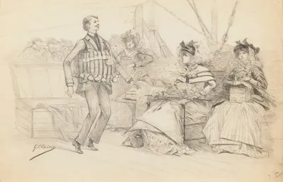 Scenes Of Sarah Bernhardts Life 6