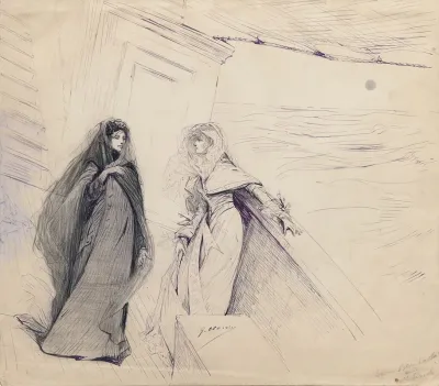 Scenes Of Sarah Bernhardts Life 9