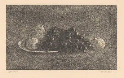 Schaal Met Druiven En Ander Fruit
