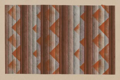 Schabloniertes Papier 17