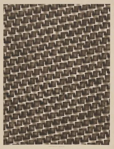 Schabloniertes Papier Schablonenwischpapier 11