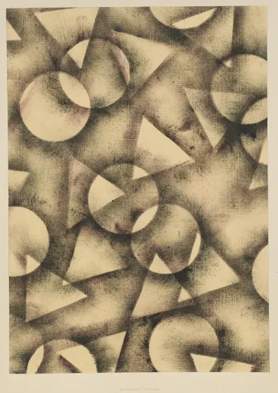 Schabloniertes Papier Schablonenwischpapier 12