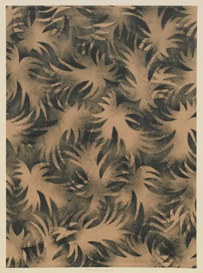 Schabloniertes Papier Schablonenwischpapier 4