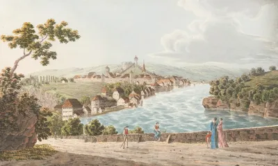 Schaffhausen Von Westen