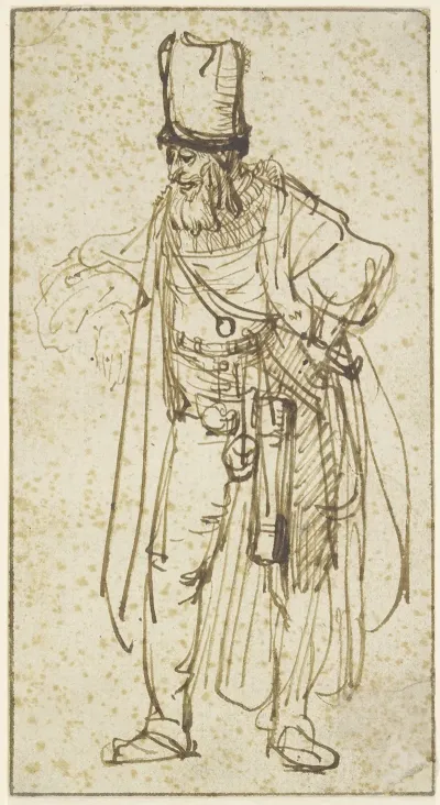 Schauspieler Mit Hoher Kappe