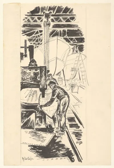 Scheepswerf In Het Schouw