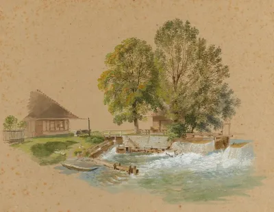 Schleuse Beim Schwellenmatteli In Bern