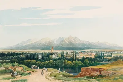 Schloss Lomnitz Und Die Tatra In Ungarn
