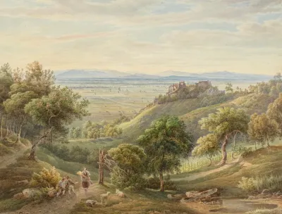 Schloss Ortenberg Vor Dem Wiederaufbau