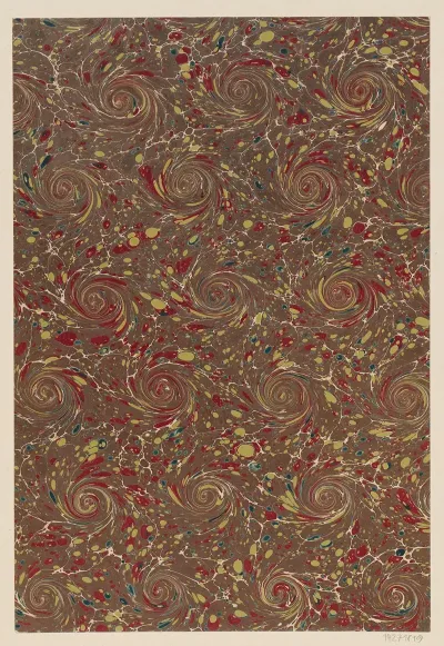 Schneckenmarmorpapier