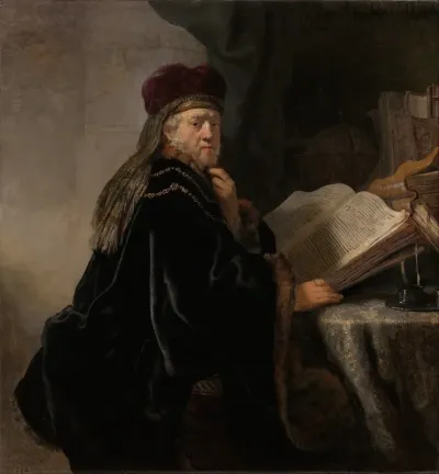 Scholar At His Study