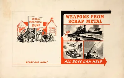 School Scrap Metal Dump Start One Now Weapons From Scrap Metal All Boys Can Help