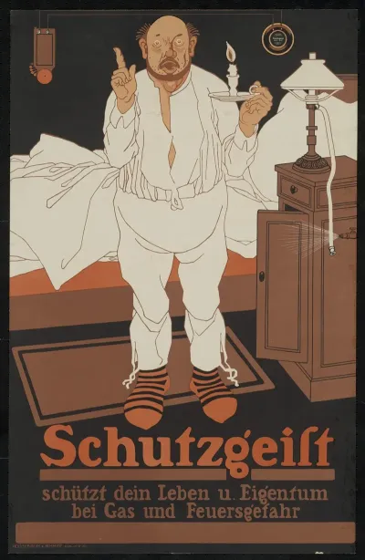 Schutzgeist Bei Gas Und Feuergefahr