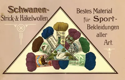 Schwanen Strick Hakelwollen