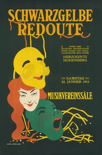 Schwarzgelbe Redoute Musikvereinssale