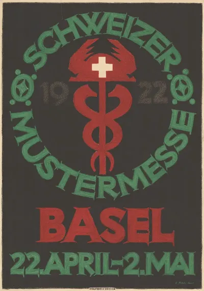 Schweizer Mustermesse 1922 Basel 22 April Bis 2 Mai