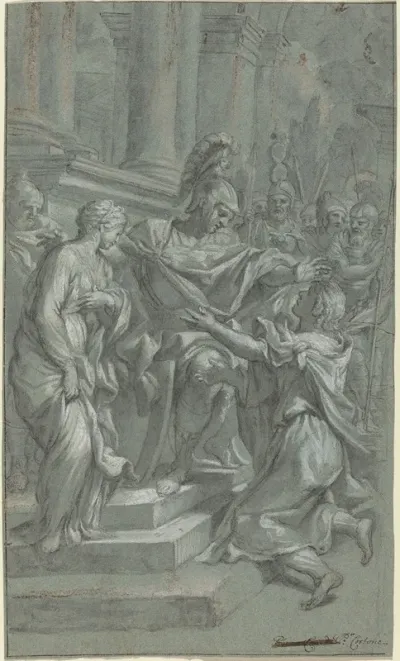 Scipio Restoring His Captive To Her Lover