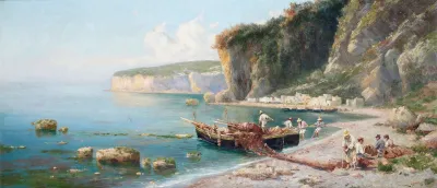 Scorcio Di Costiera Amalfitana